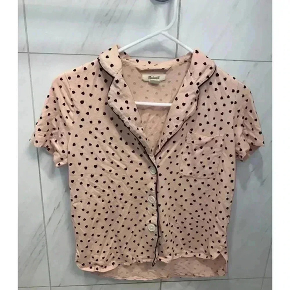 Madewell Pajama Top (Painted Hearts) - Picture 2 of 4